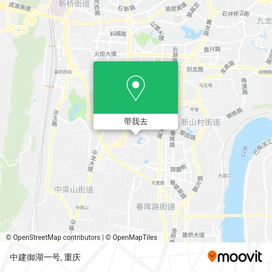 中建御湖一号地图
