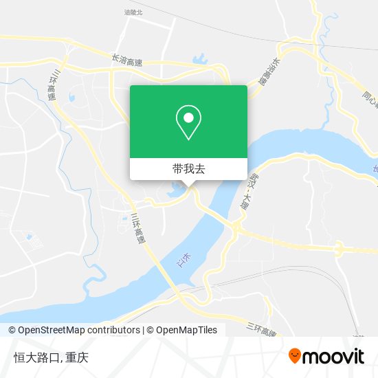 恒大路口地图