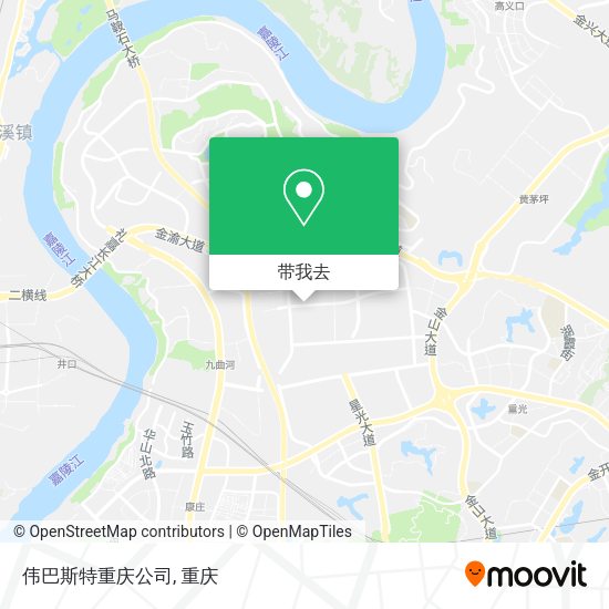 伟巴斯特重庆公司地图