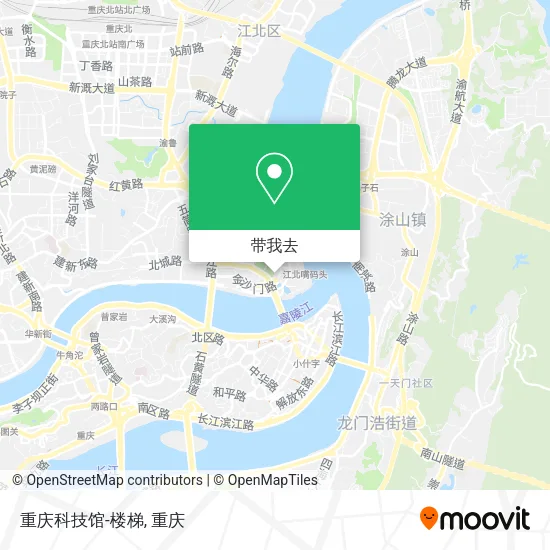 重庆科技馆-楼梯地图