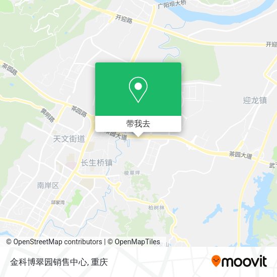 金科博翠园销售中心地图