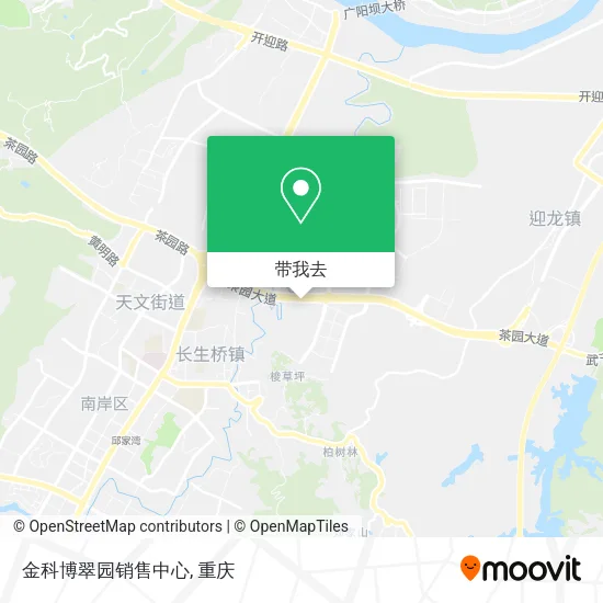金科博翠园销售中心地图