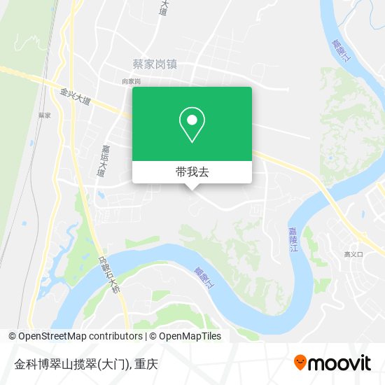 金科博翠山揽翠(大门)地图
