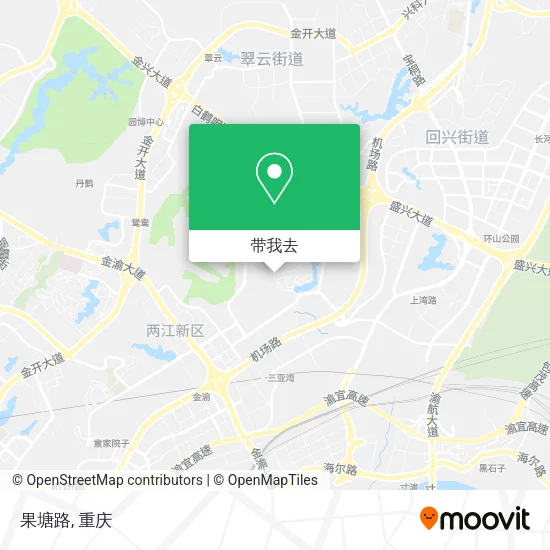 果塘路地图