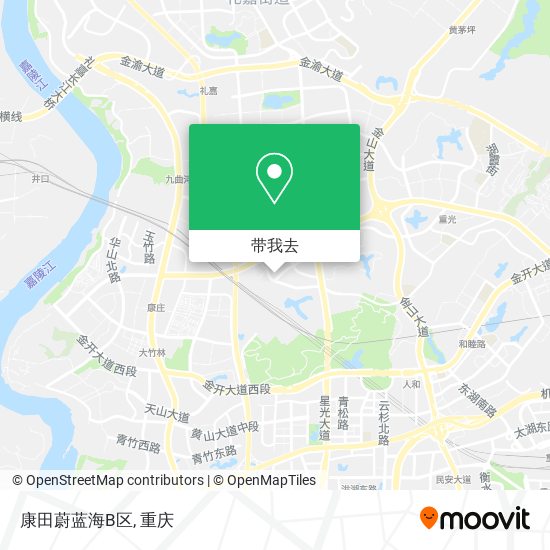 康田蔚蓝海B区地图