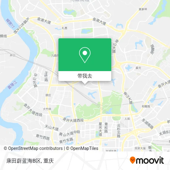康田蔚蓝海B区地图