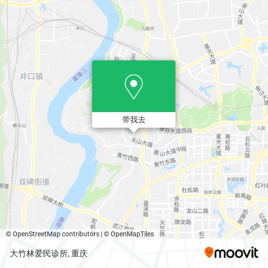大竹林爱民诊所地图