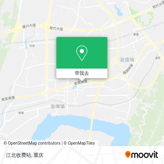 江北收费站地图