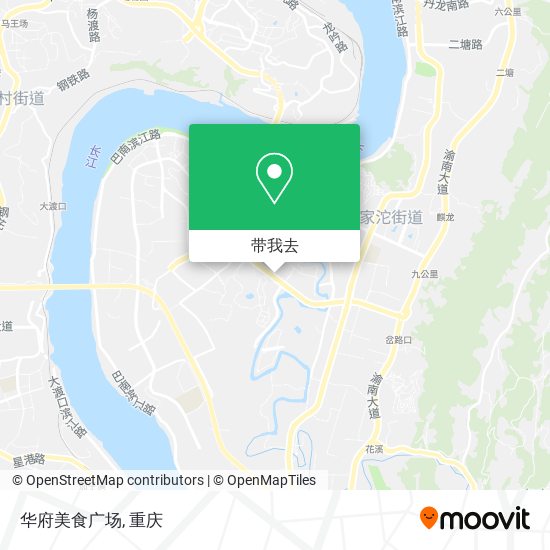 华府美食广场地图