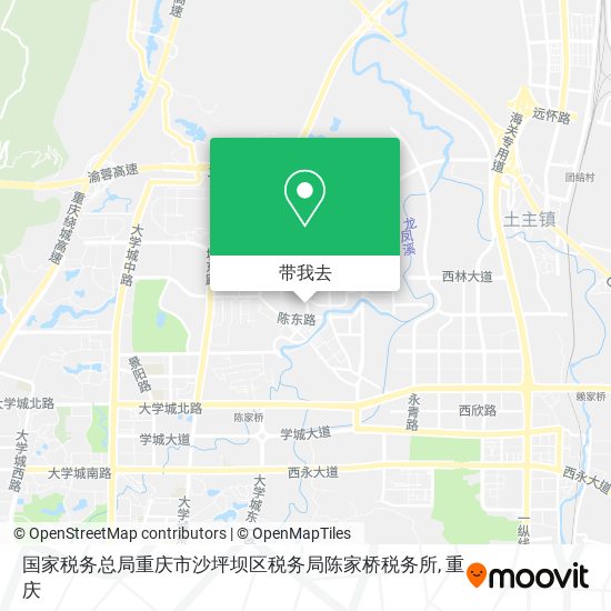 国家税务总局重庆市沙坪坝区税务局陈家桥税务所地图