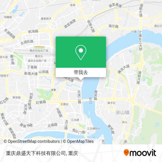 重庆鼎盛天下科技有限公司地图