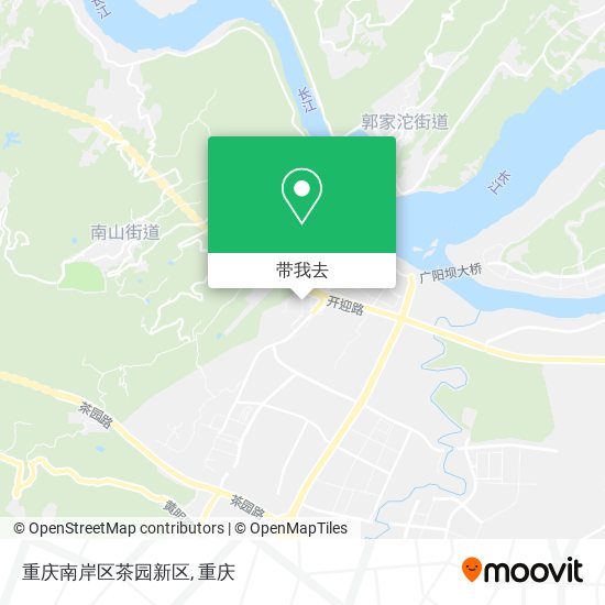 重庆南岸区茶园新区地图