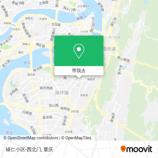 辅仁小区-西北门地图