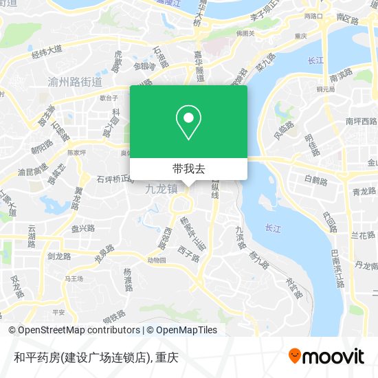 和平药房(建设广场连锁店)地图