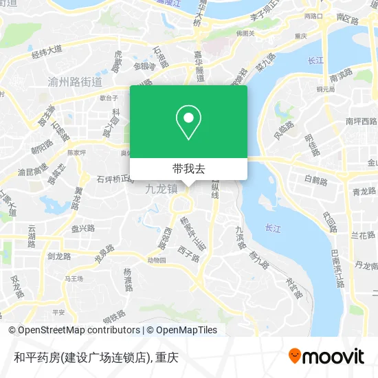 和平药房(建设广场连锁店)地图