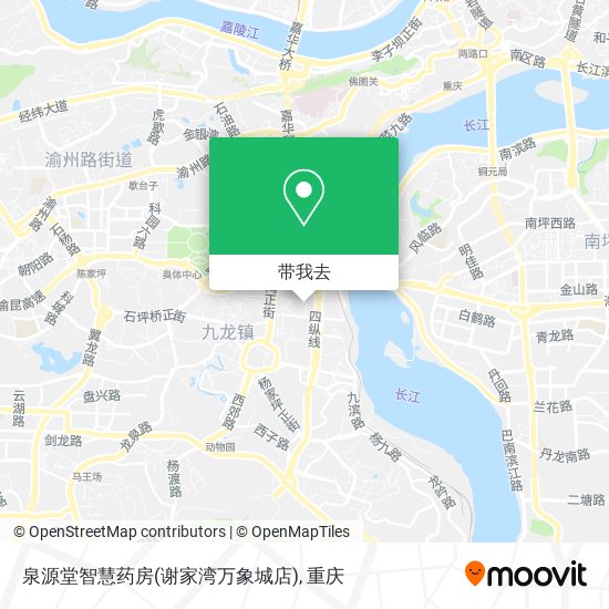 泉源堂智慧药房(谢家湾万象城店)地图