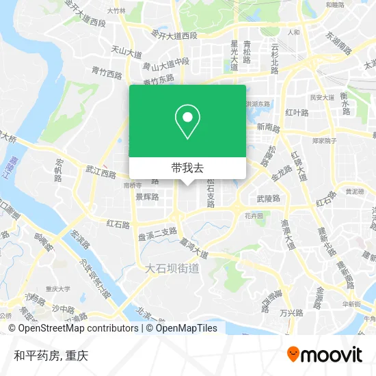 和平药房地图