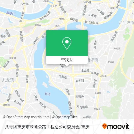 共青团重庆市渝通公路工程总公司委员会地图