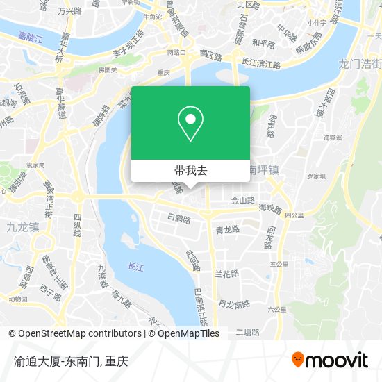 渝通大厦-东南门地图