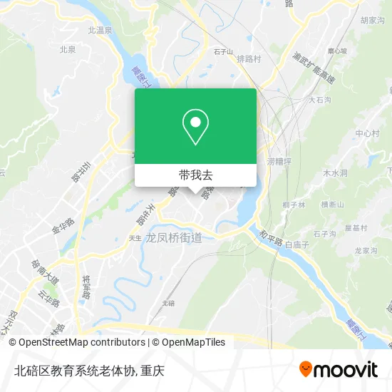北碚区教育系统老体协地图