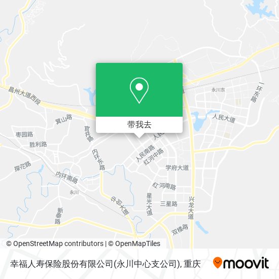 幸福人寿保险股份有限公司(永川中心支公司)地图