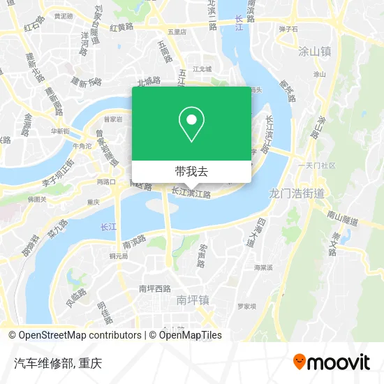 汽车维修部地图
