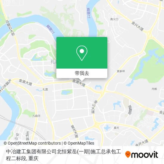 中冶建工集团有限公司北恒紫岳(一期)施工总承包工程二标段地图