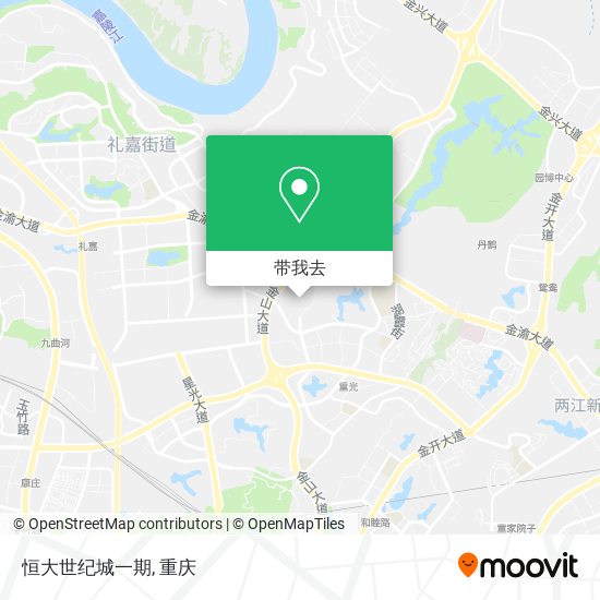 恒大世纪城一期地图