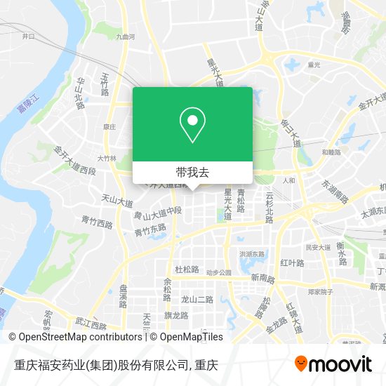 重庆福安药业(集团)股份有限公司地图