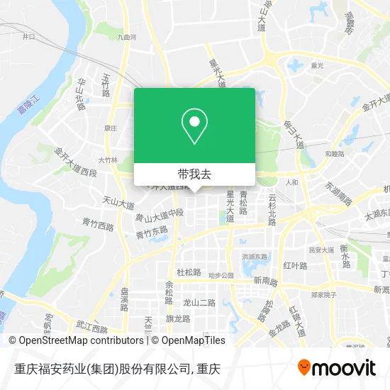 重庆福安药业(集团)股份有限公司地图