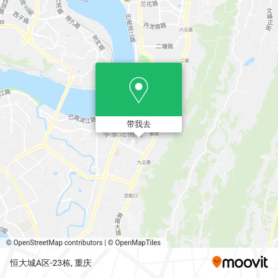 恒大城A区-23栋地图