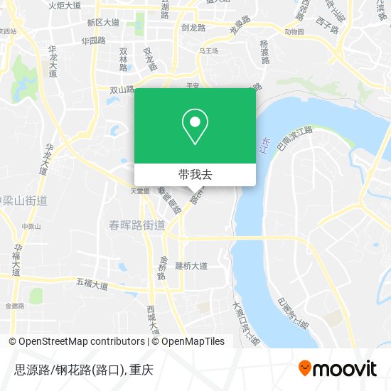 思源路/钢花路(路口)地图