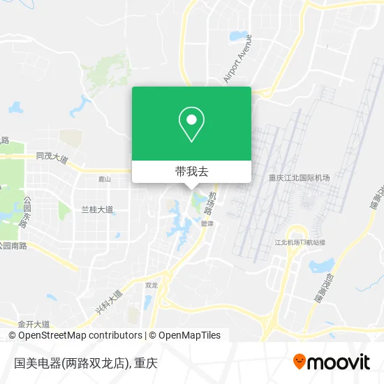 国美电器(两路双龙店)地图
