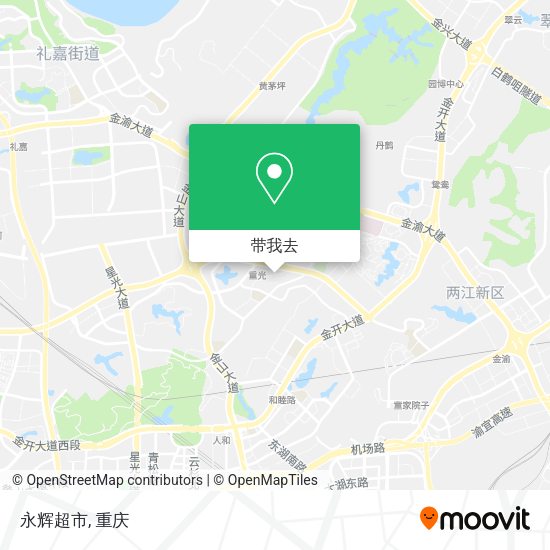 永辉超市地图