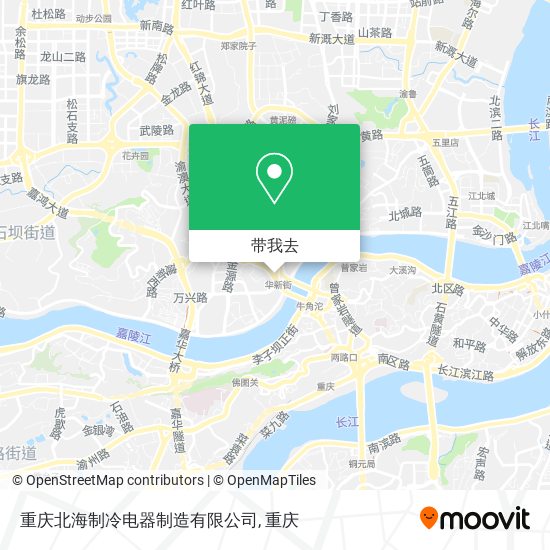 重庆北海制冷电器制造有限公司地图