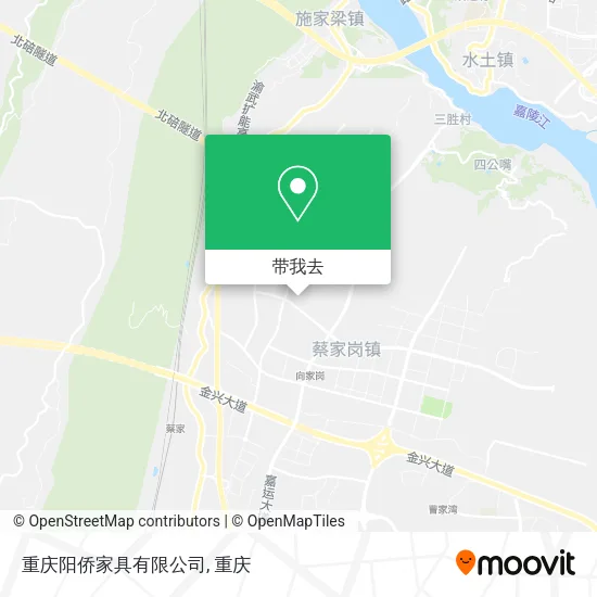 重庆阳侨家具有限公司地图