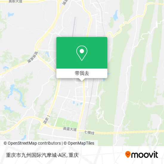 重庆市九州国际汽摩城-A区地图