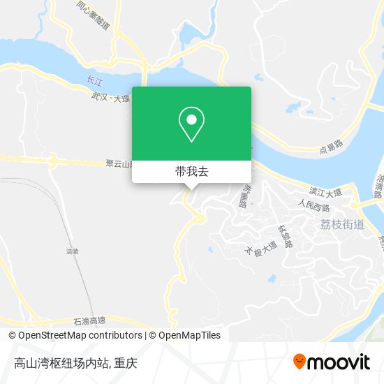 高山湾枢纽场内站地图