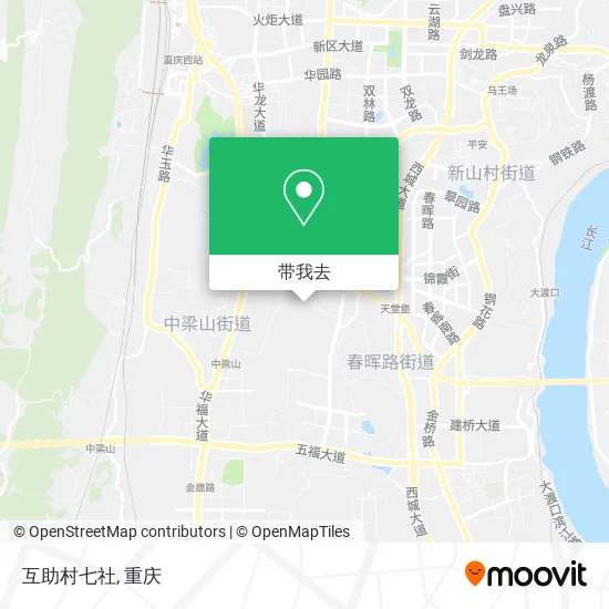 互助村七社地图