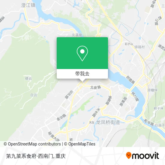 第九菜系食府-西南门地图
