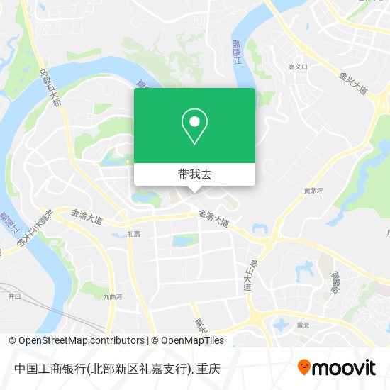 中国工商银行(北部新区礼嘉支行)地图