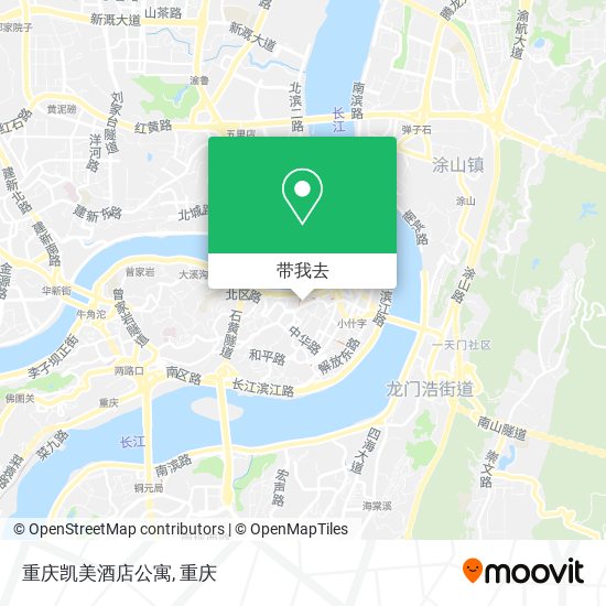 重庆凯美酒店公寓地图