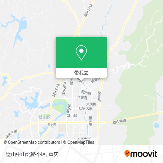 璧山中山北路小区地图