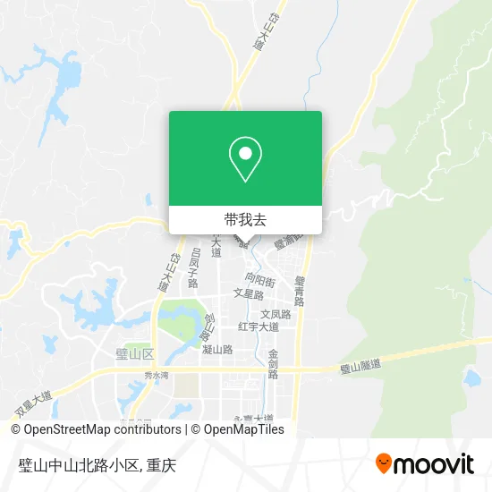 璧山中山北路小区地图