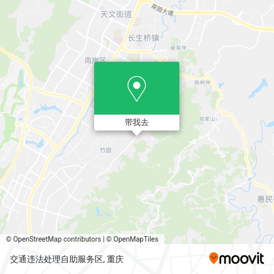 交通违法处理自助服务区地图