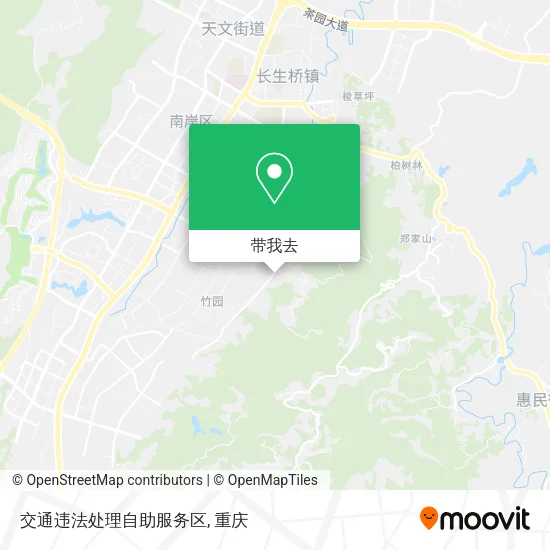 交通违法处理自助服务区地图