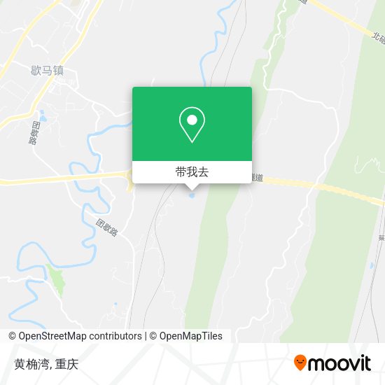 黄桷湾地图
