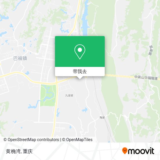 黄桷湾地图