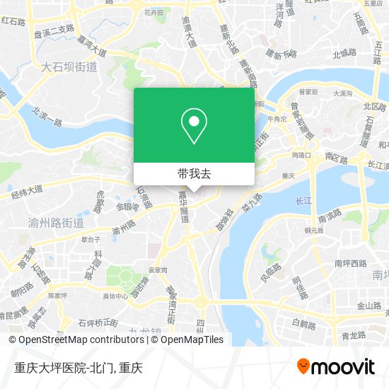 重庆大坪医院-北门地图