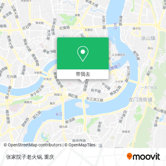 张家院子老火锅地图